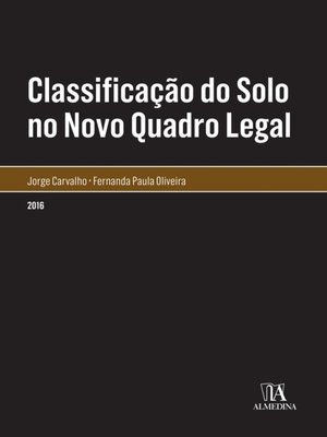 cover image of Classificação do Solo no Novo Quadro Legal